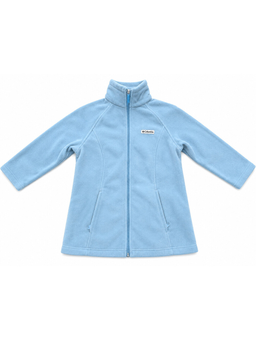 Columbia Womens Small Teal Fleece Jacket Full Zip Pockets New Without Tags